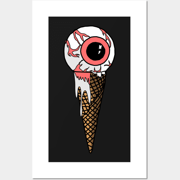 Eyes Cream Wall Art by MattyGraphicd